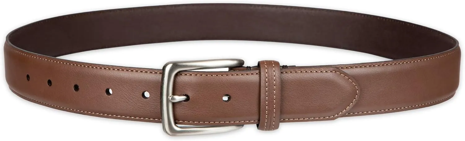 Columbia Men’s Trinity Logo Everyday Casual Dress Belt, Regular and Big and Tall Sizing