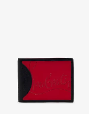 Coolcard Sneakers Sole Black & Red Billfold Wallet