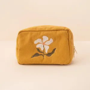 Corduroy Makeup Bag | Marigold