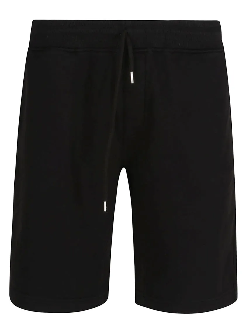 Cotton Diagonal Fleece Logo Shorts