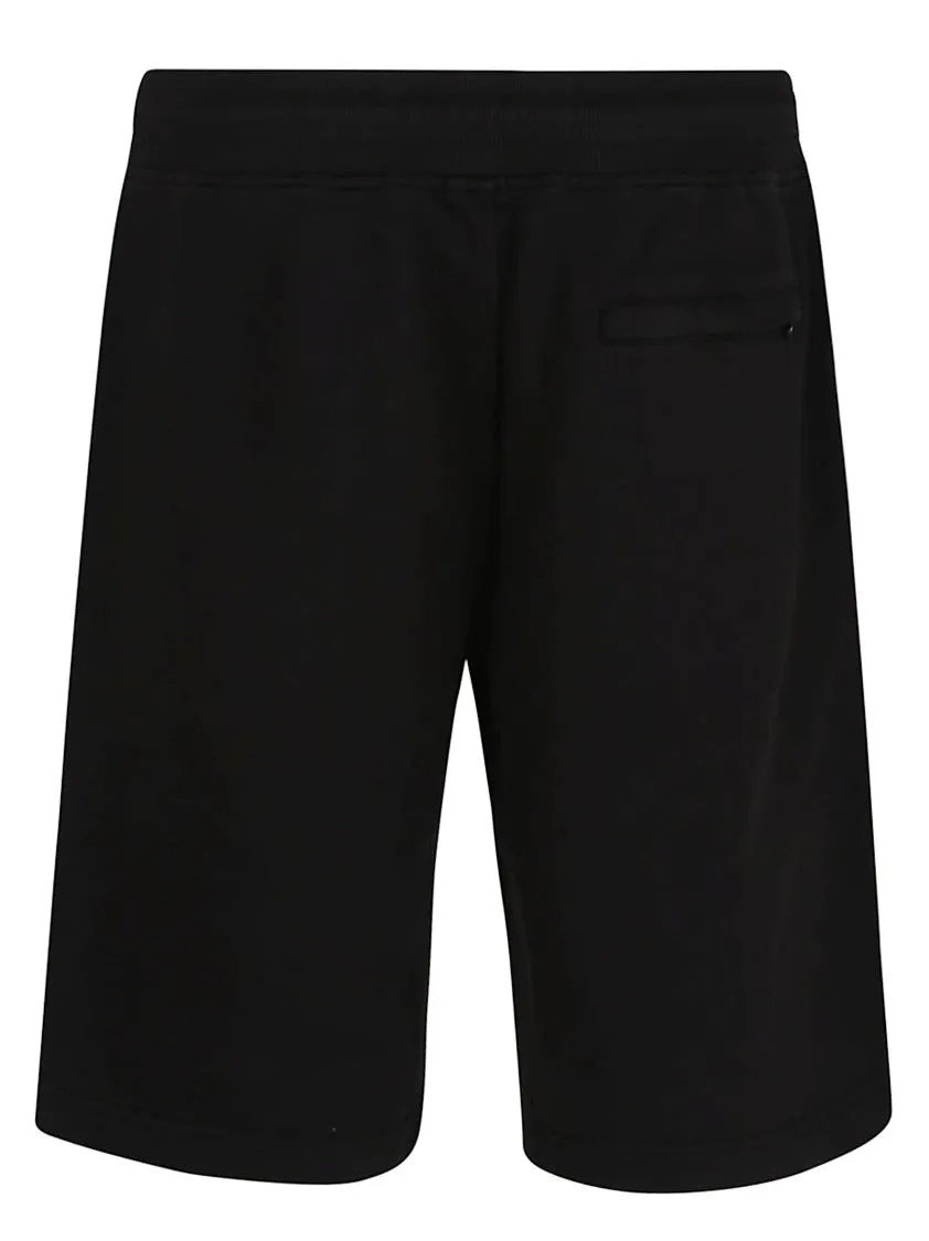 Cotton Diagonal Fleece Logo Shorts