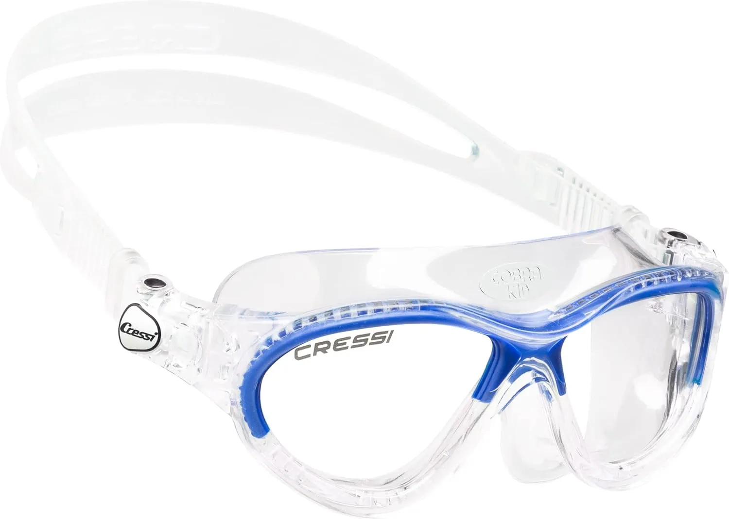 Cressi Comfortable Swim Mask for Young aged from 7 to 15 ideal for pool and outdoor - Mini Cobra: made in Italy