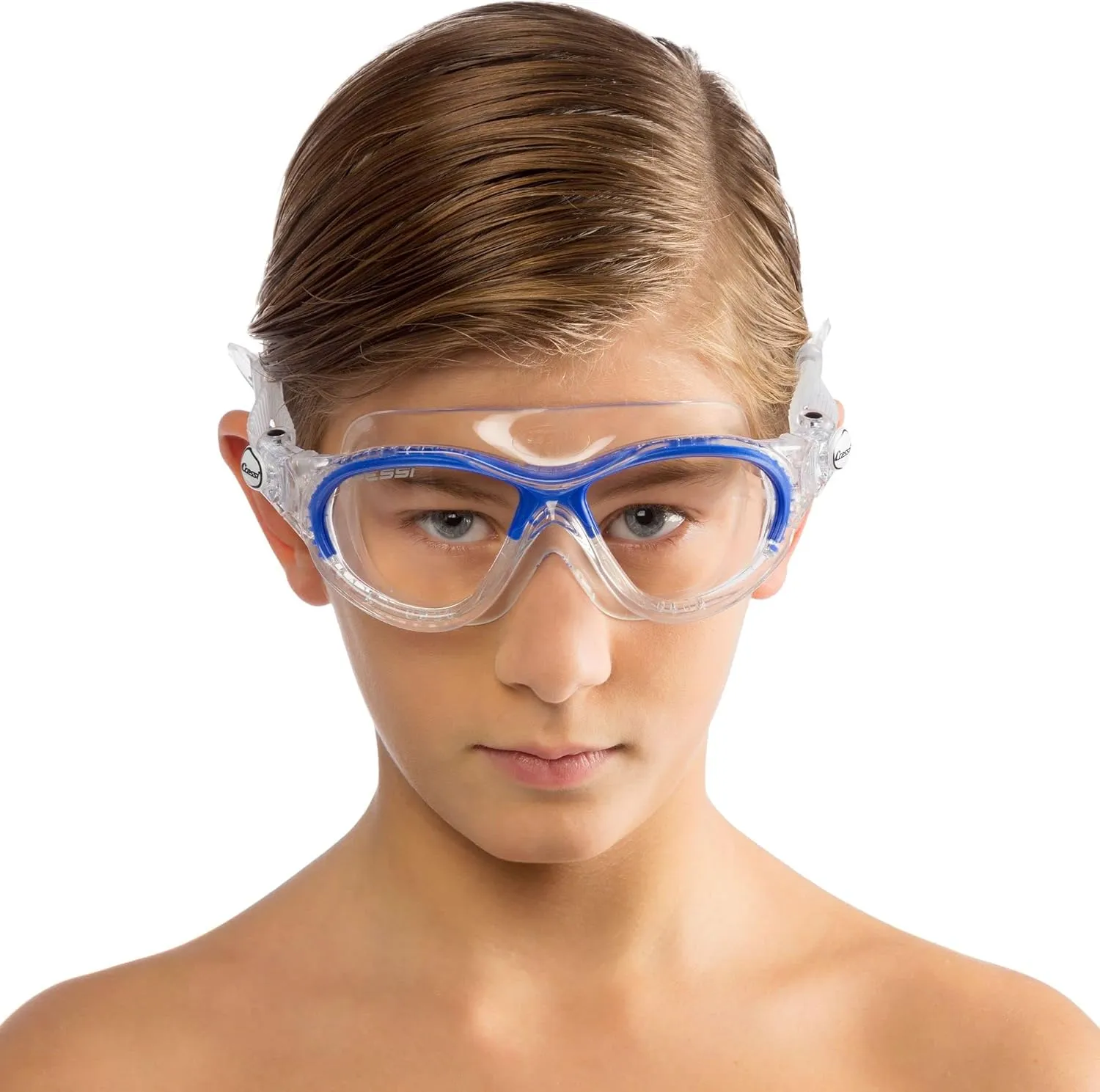 Cressi Comfortable Swim Mask for Young aged from 7 to 15 ideal for pool and outdoor - Mini Cobra: made in Italy