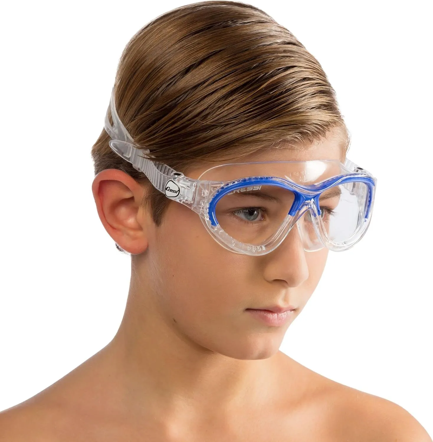 Cressi Comfortable Swim Mask for Young aged from 7 to 15 ideal for pool and outdoor - Mini Cobra: made in Italy