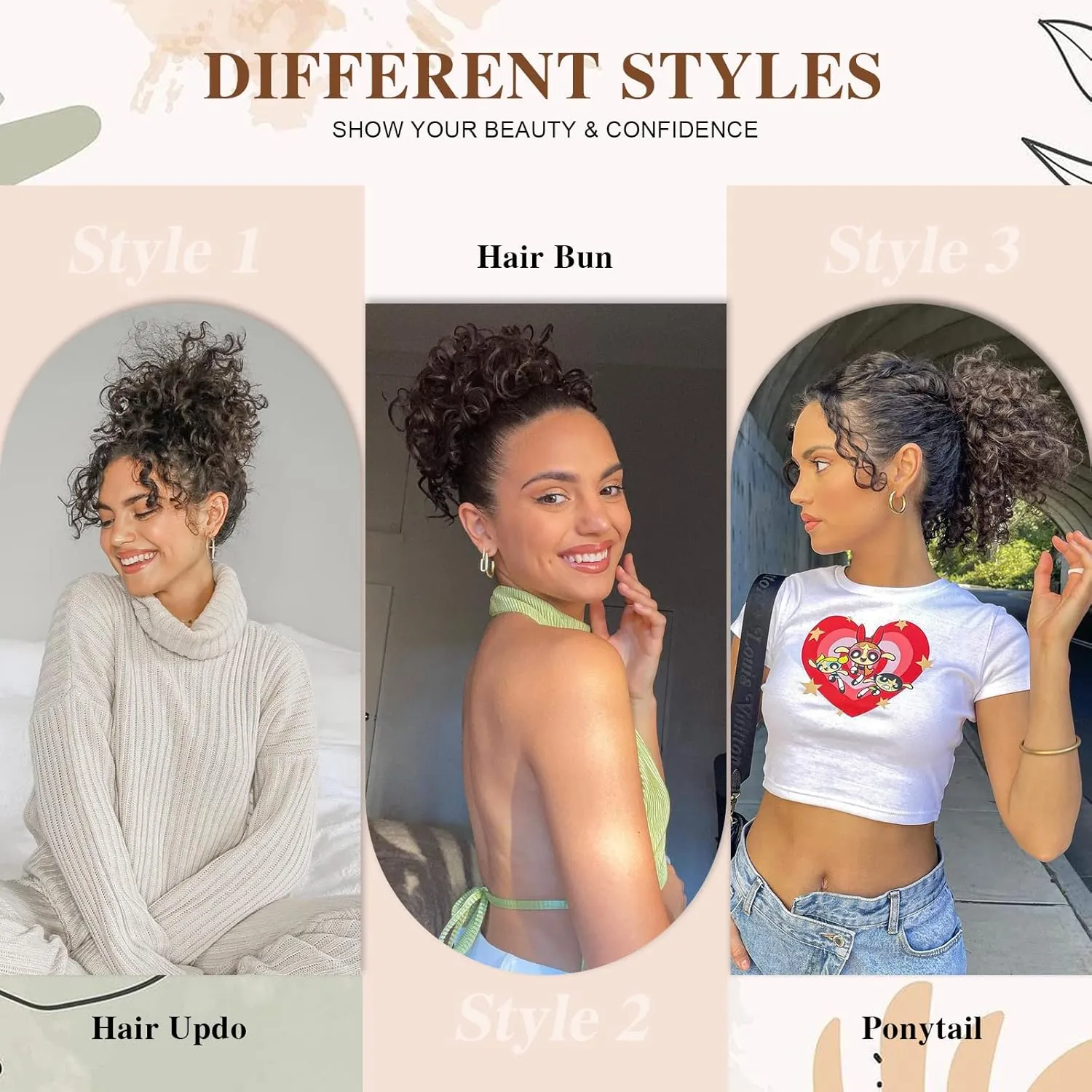 Curly Drawstring Ponytail Extension for Black Women Curly Ponytail Extension Drawstring Ponytail Curly Hair Extensions Ponytail Extensions for Women Drawstring Ponytail Curly Extension