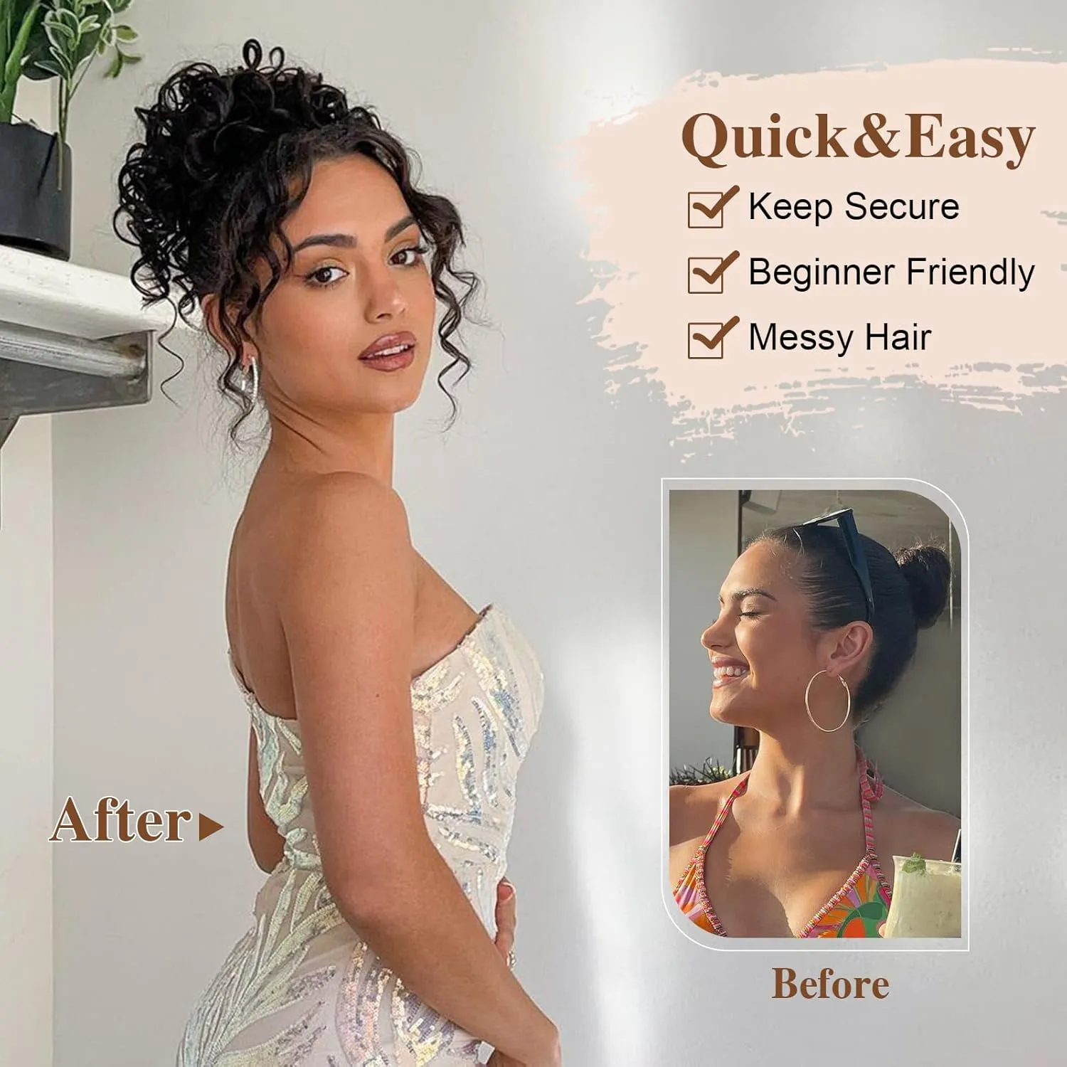 Curly Drawstring Ponytail Extension for Black Women Curly Ponytail Extension Drawstring Ponytail Curly Hair Extensions Ponytail Extensions for Women Drawstring Ponytail Curly Extension