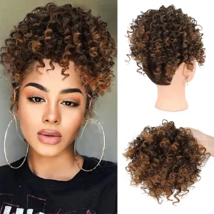 Curly Drawstring Ponytail Extension for Black Women Curly Ponytail Extension Drawstring Ponytail Curly Hair Extensions Ponytail Extensions for Women Drawstring Ponytail Curly Extension