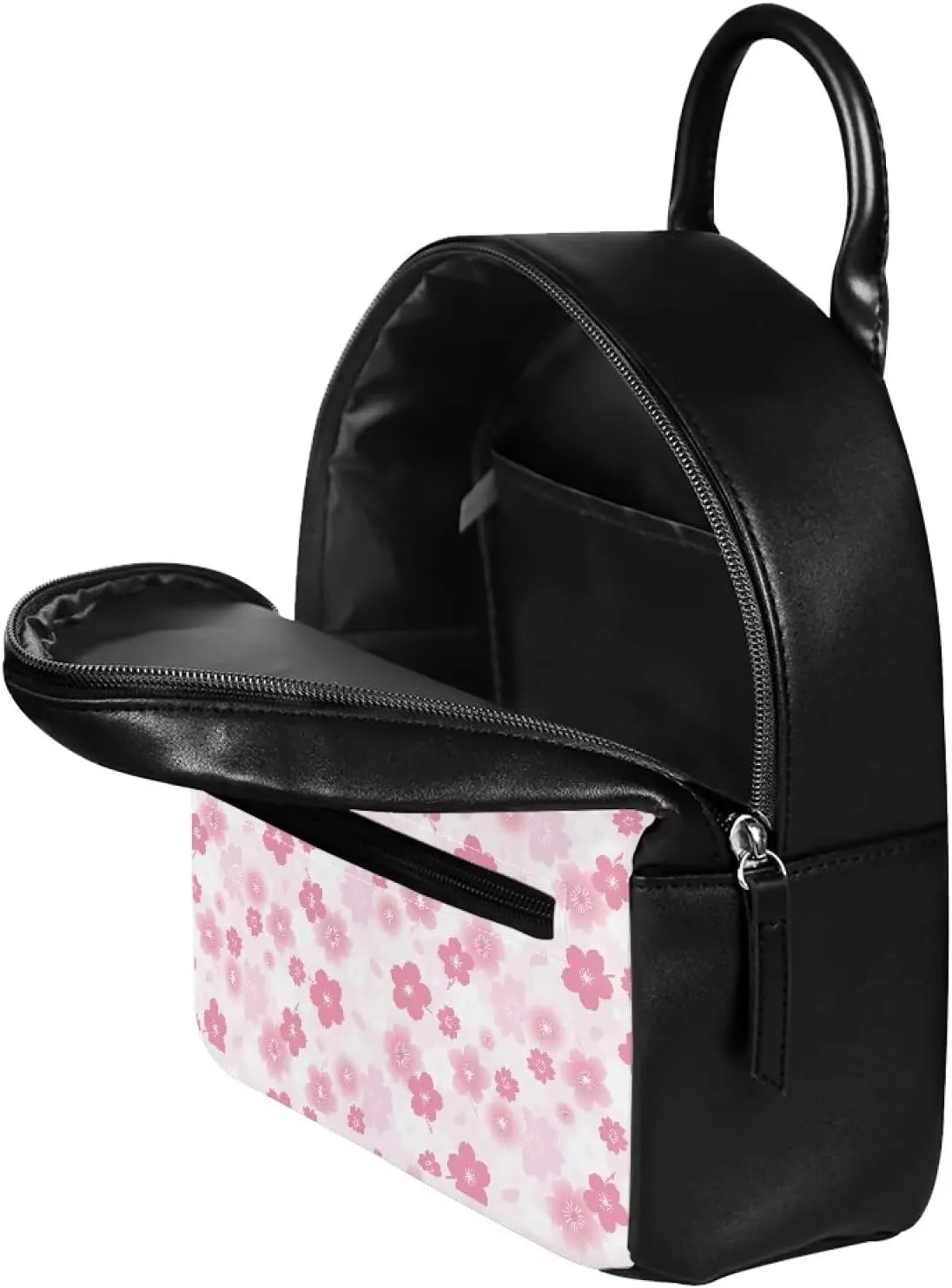 Custom Kawaii Mini Backpack Purse For Women Teen Girls Cute Mini Backpacks PU Leather Zipper Closure Handbag Tote Small Travel Shopping Bag Book Salamander Print
