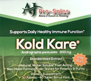 Daily Immune Health Function, 40 Count - Effective Against Cold, Sinus, Allergy Symptoms | Non-Habit Forming | No Side Effects