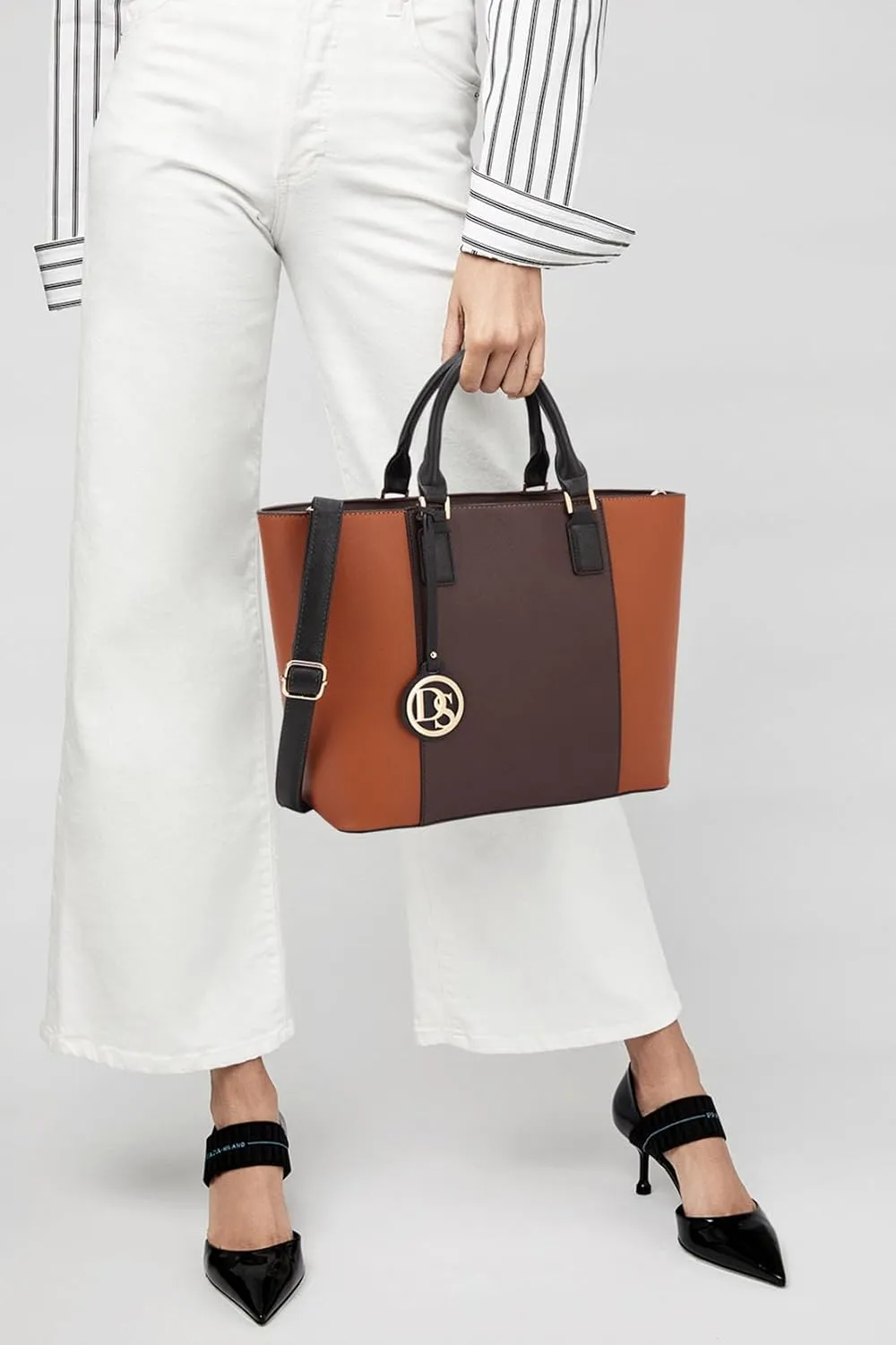 Dasein Satchel Purse Handbag for Women Large Shoulder Work Tote Bag With Matching Wallet
