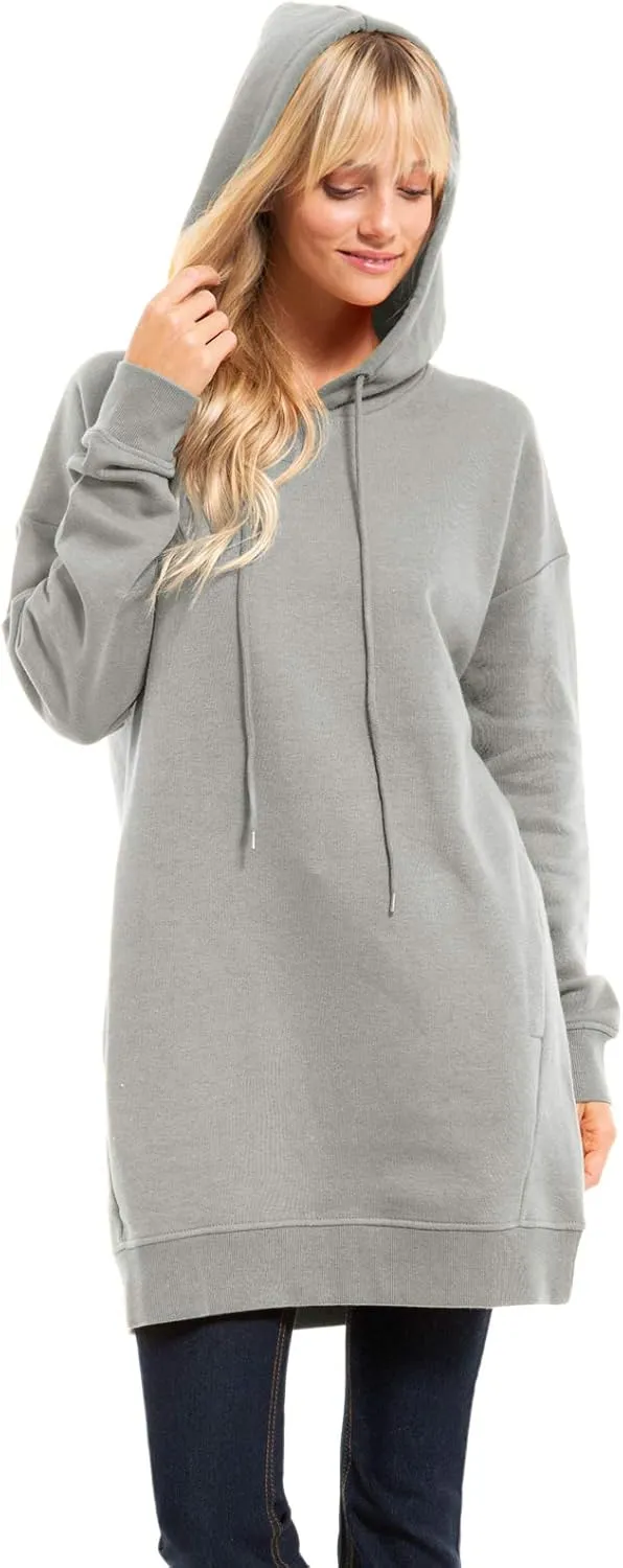 Design by Olivia Women's Casual Oversized Fleece Hoodie Sweatshirts Loose Pullover Tunic Fall Outfits S~3X