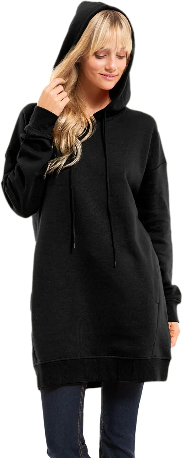 Design by Olivia Women's Casual Oversized Fleece Hoodie Sweatshirts Loose Pullover Tunic Fall Outfits S~3X