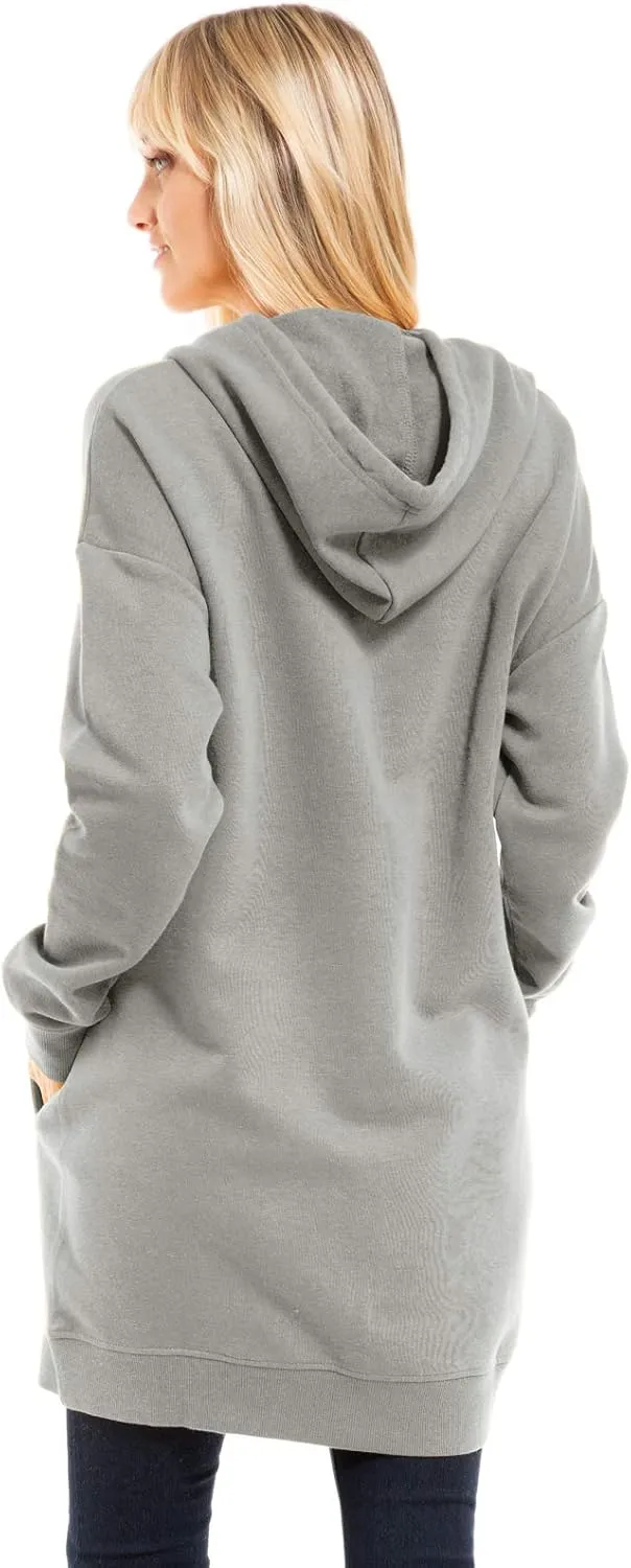 Design by Olivia Women's Casual Oversized Fleece Hoodie Sweatshirts Loose Pullover Tunic Fall Outfits S~3X
