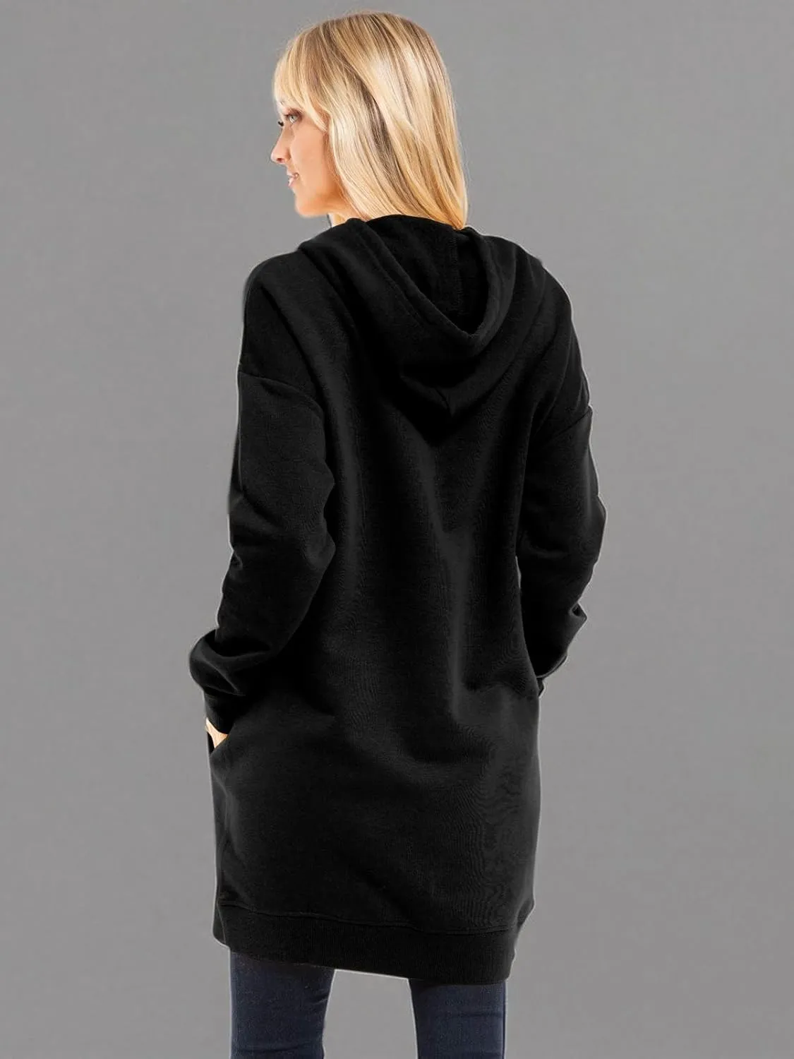 Design by Olivia Women's Casual Oversized Fleece Hoodie Sweatshirts Loose Pullover Tunic Fall Outfits S~3X