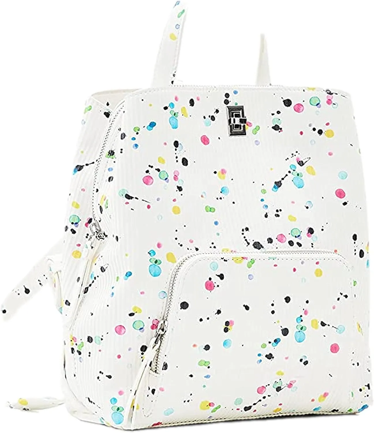 Desigual Women's Accessories PU Backpack Mini, White, One Size