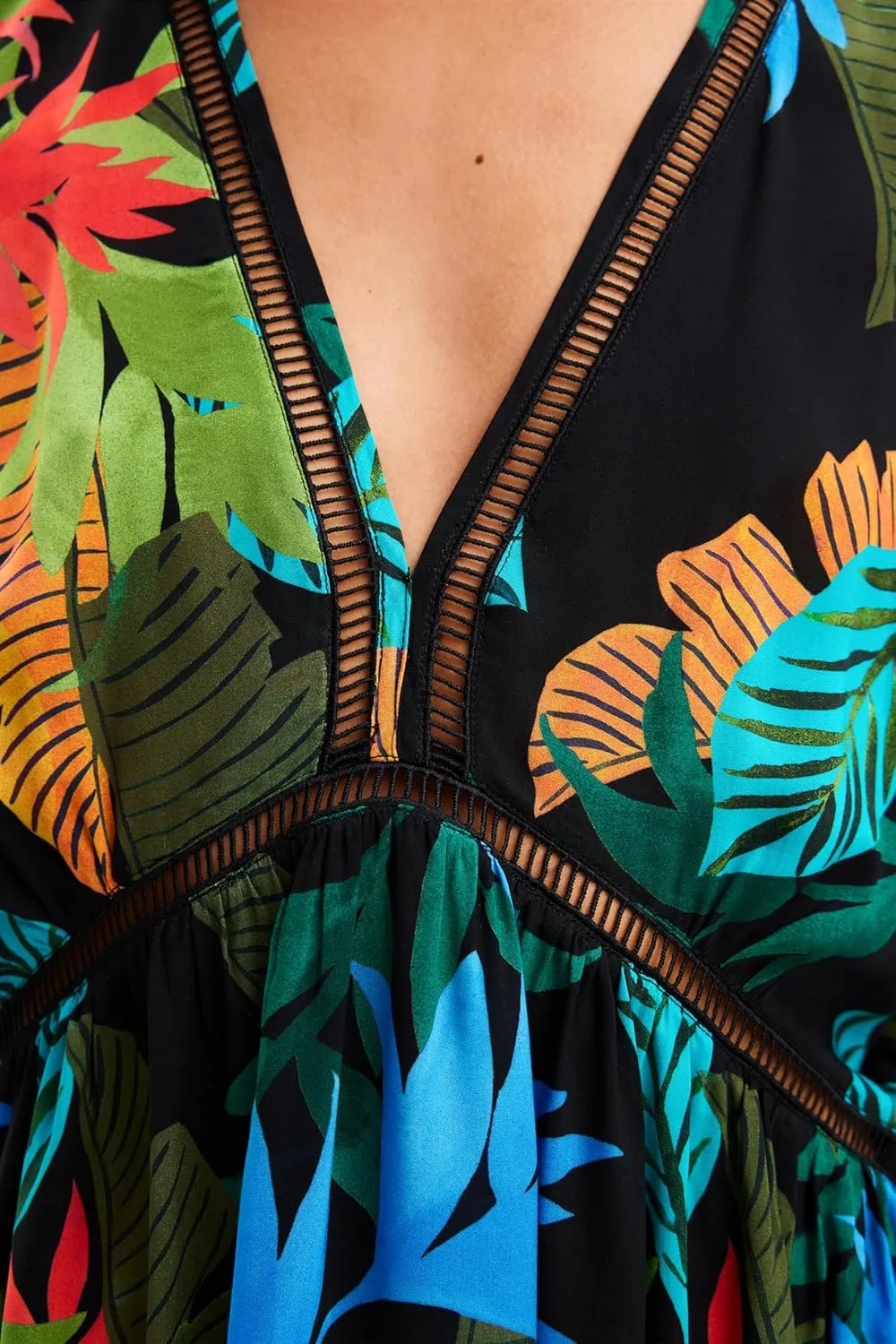Desigual Women's Standard Woman Woven Dress Swimwear