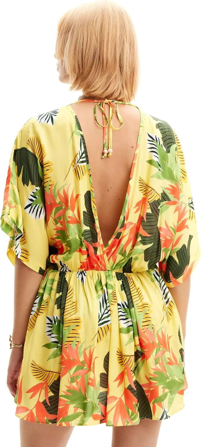 Desigual Women's Standard Woman Woven Dress Swimwear