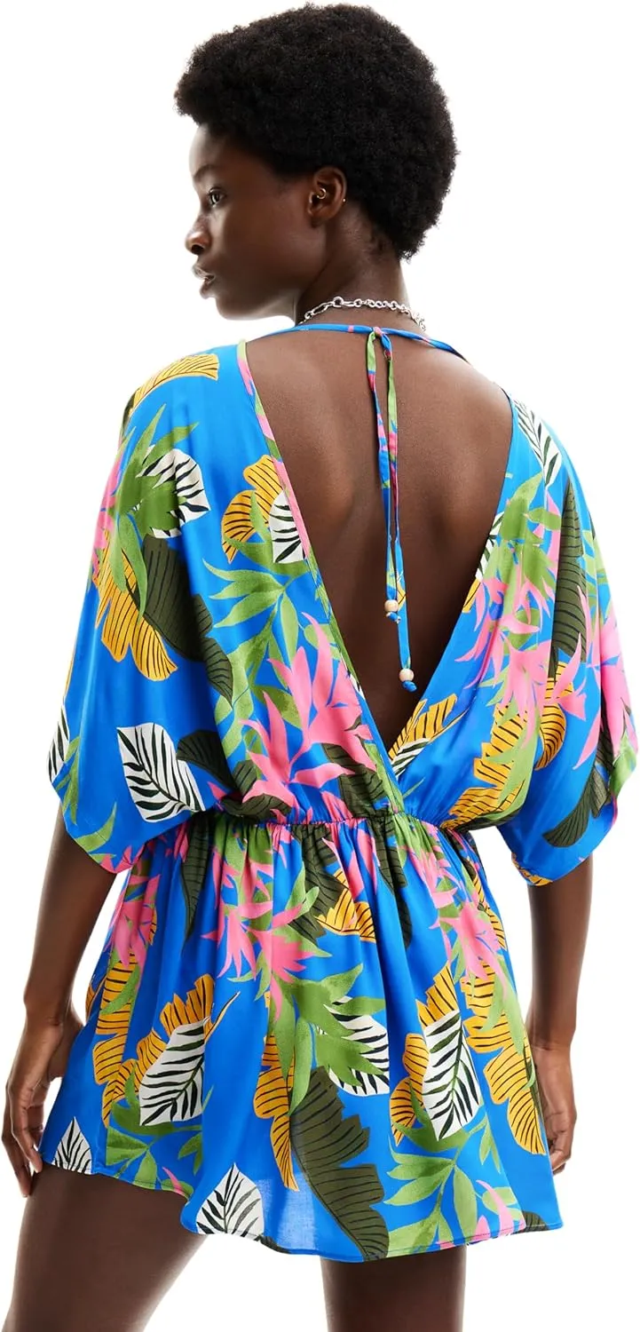 Desigual Women's Standard Woman Woven Dress Swimwear