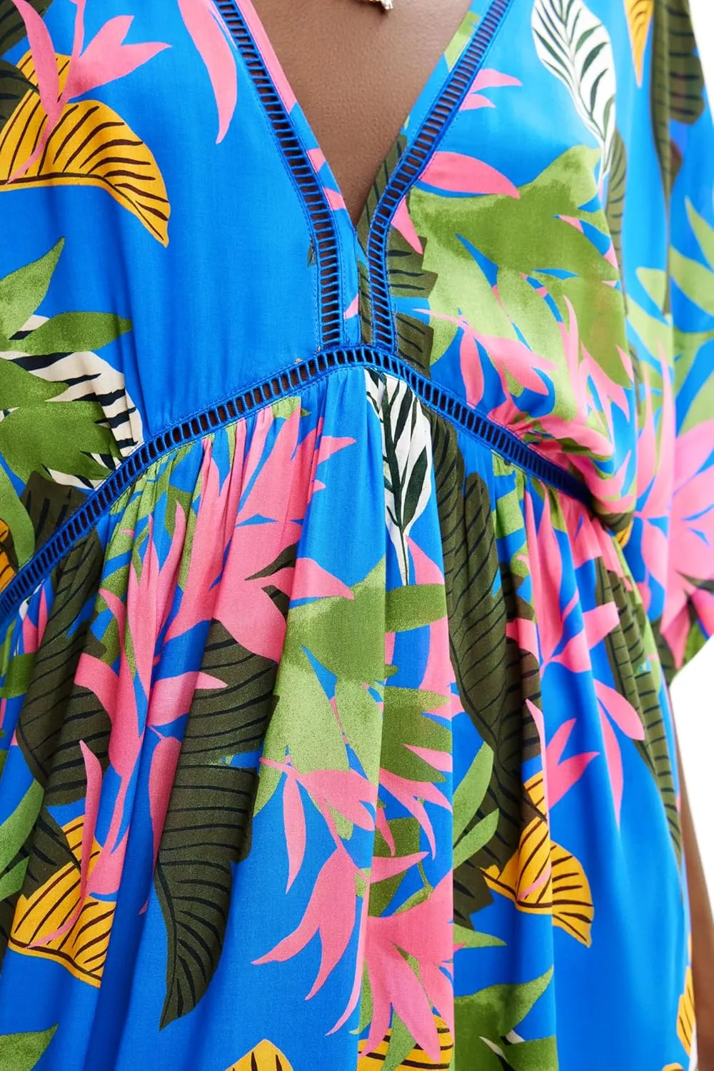 Desigual Women's Standard Woman Woven Dress Swimwear
