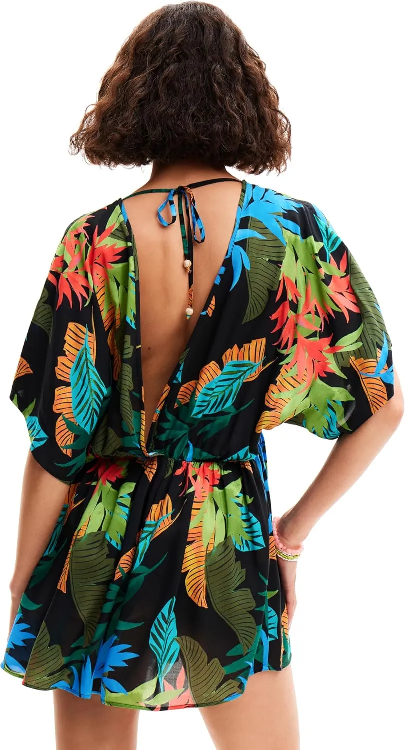 Desigual Women's Standard Woman Woven Dress Swimwear