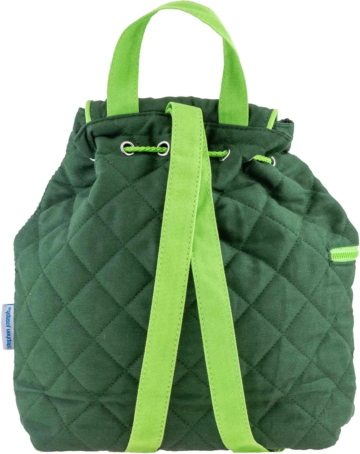 DIBSIES Personalized Quilted Backpack for Kindergarten, Pre-School, and Daycare (Zoo Animals)