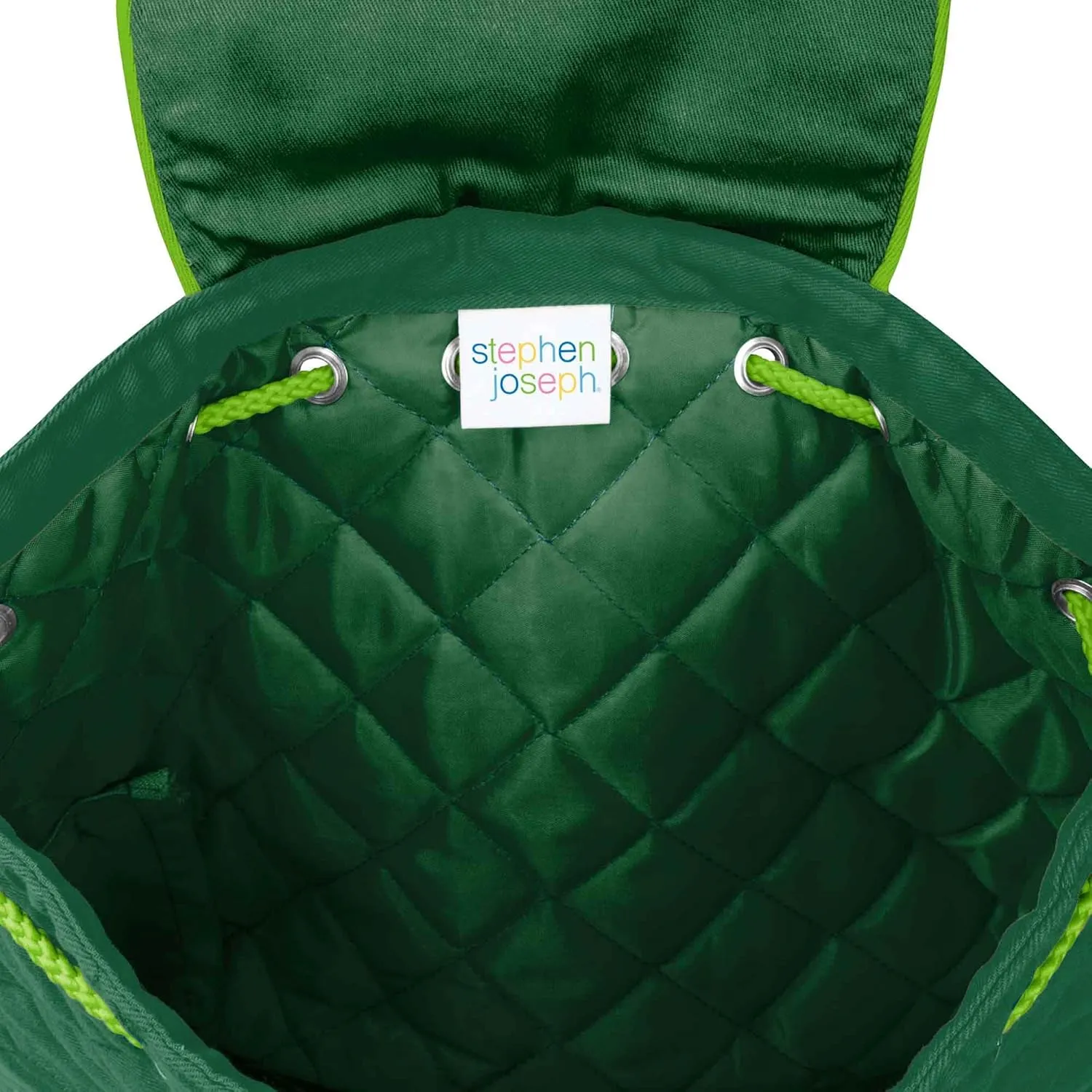 DIBSIES Personalized Quilted Backpack for Kindergarten, Pre-School, and Daycare (Zoo Animals)