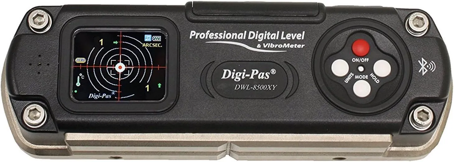 Digi-Pas 2-AXIS ULTRA-Precision Digital Level 1-acrsec (0.005mm/M), Inclinometer, DWL8500XY   PRO Software (NIST-Traceable)