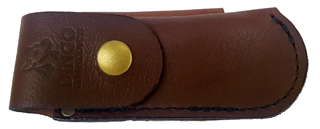 DINGO KNIFE POUCH LARGE LEATHER HORIZONTAL