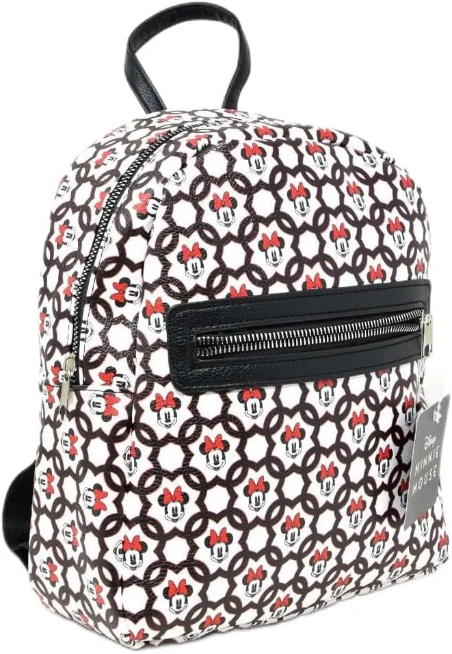 Disney Minnie Moouse All Over Print 10" Deluxe Mini Backpack