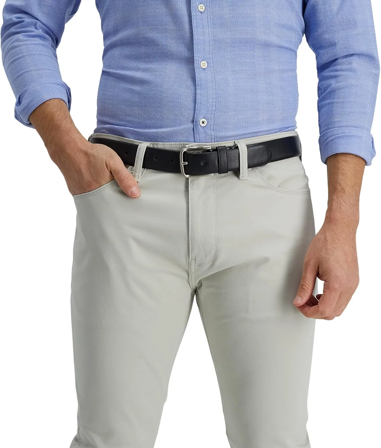 Dockers Men's Everyday Casual Belt with Classic Harness Buckle (Regular and Big & Tall Sizing)