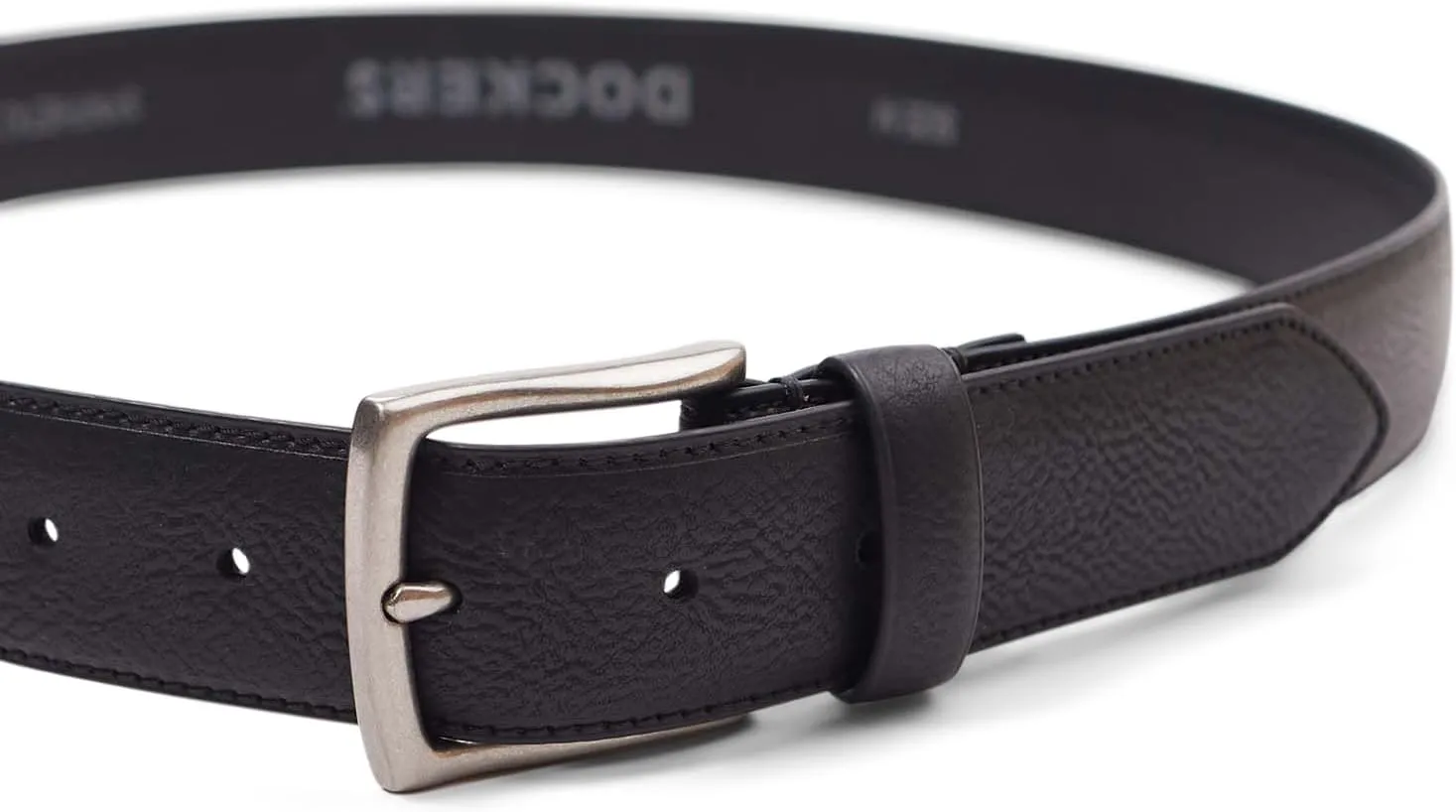 Dockers Men's Everyday Casual Belt with Classic Harness Buckle (Regular and Big & Tall Sizing)