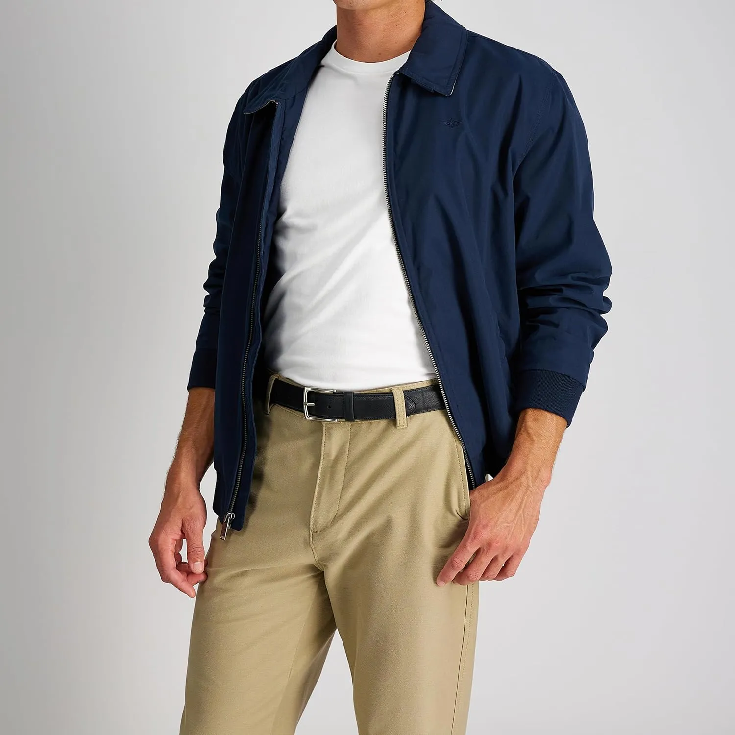Dockers Men's Everyday Casual Belt with Classic Harness Buckle (Regular and Big & Tall Sizing)