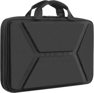 DOMISO 14 Inch Laptop Sleeve with Handle Waterproof Shockproof Protective Tablet Case Handbag for 14" Laptops/Chromebook 14 / Lenovo IdeaPad ThinkPad/HP Pavilion 14 Stream 14 / Dell/MSI, Black