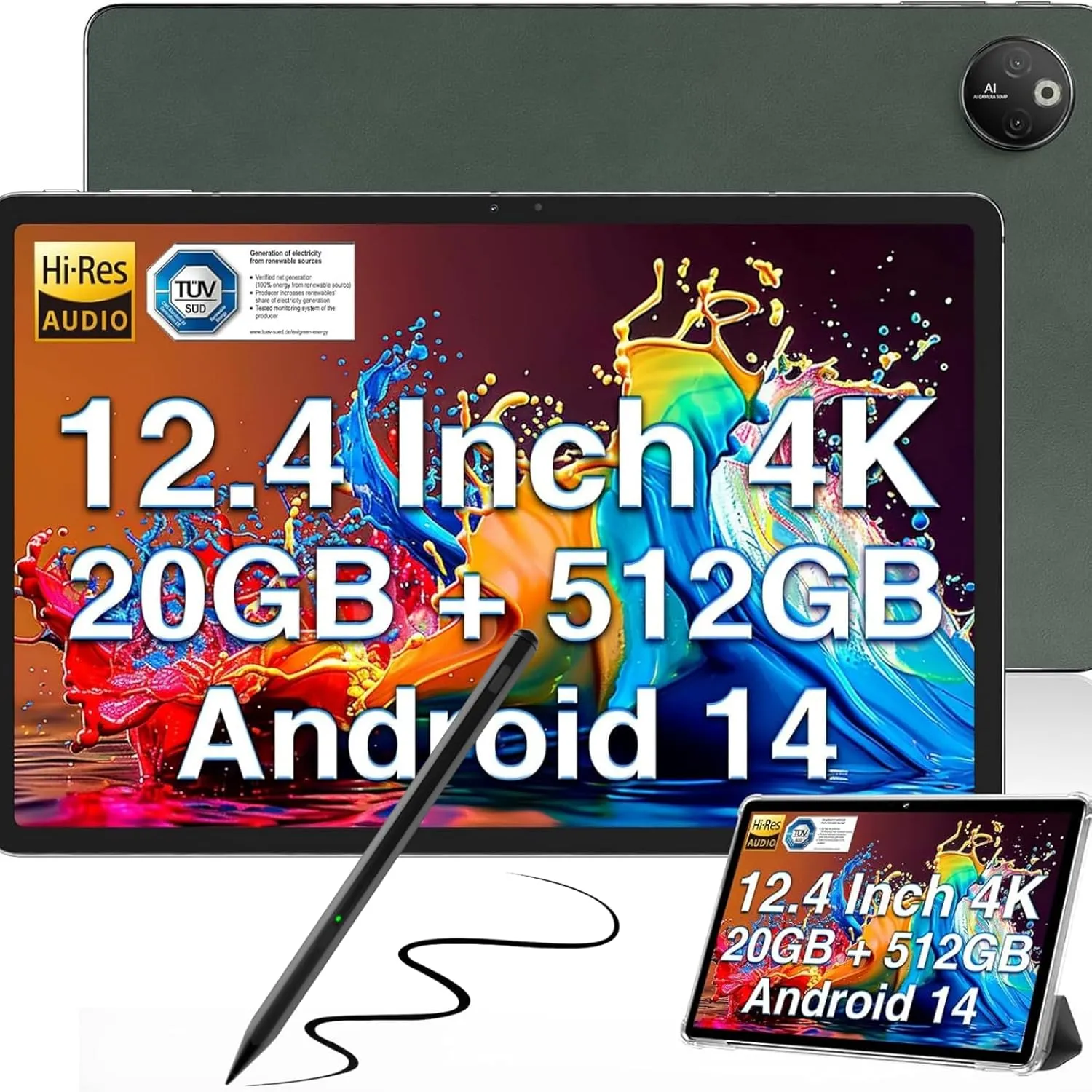 DOOGEE T30 Max Tablet Green Stylus Pen
