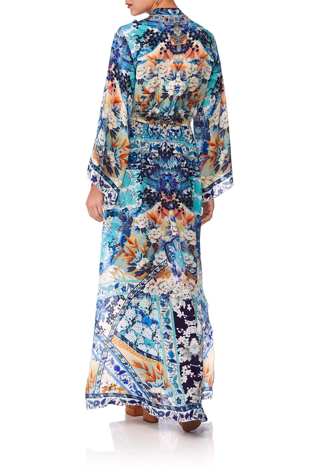 DRAWSTRING BUTTON UP DRESS TOKYO TRIBE