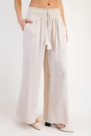 Drawstring Tassel Pants