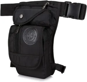 Drop Leg Bag Outdoor Waist Pack for Men Women Tactical Military Motorcycle Bike Cycling Multi-Pocket Waist Fanny Pouch Travel Hiking Climbing Thigh Bag Pocket