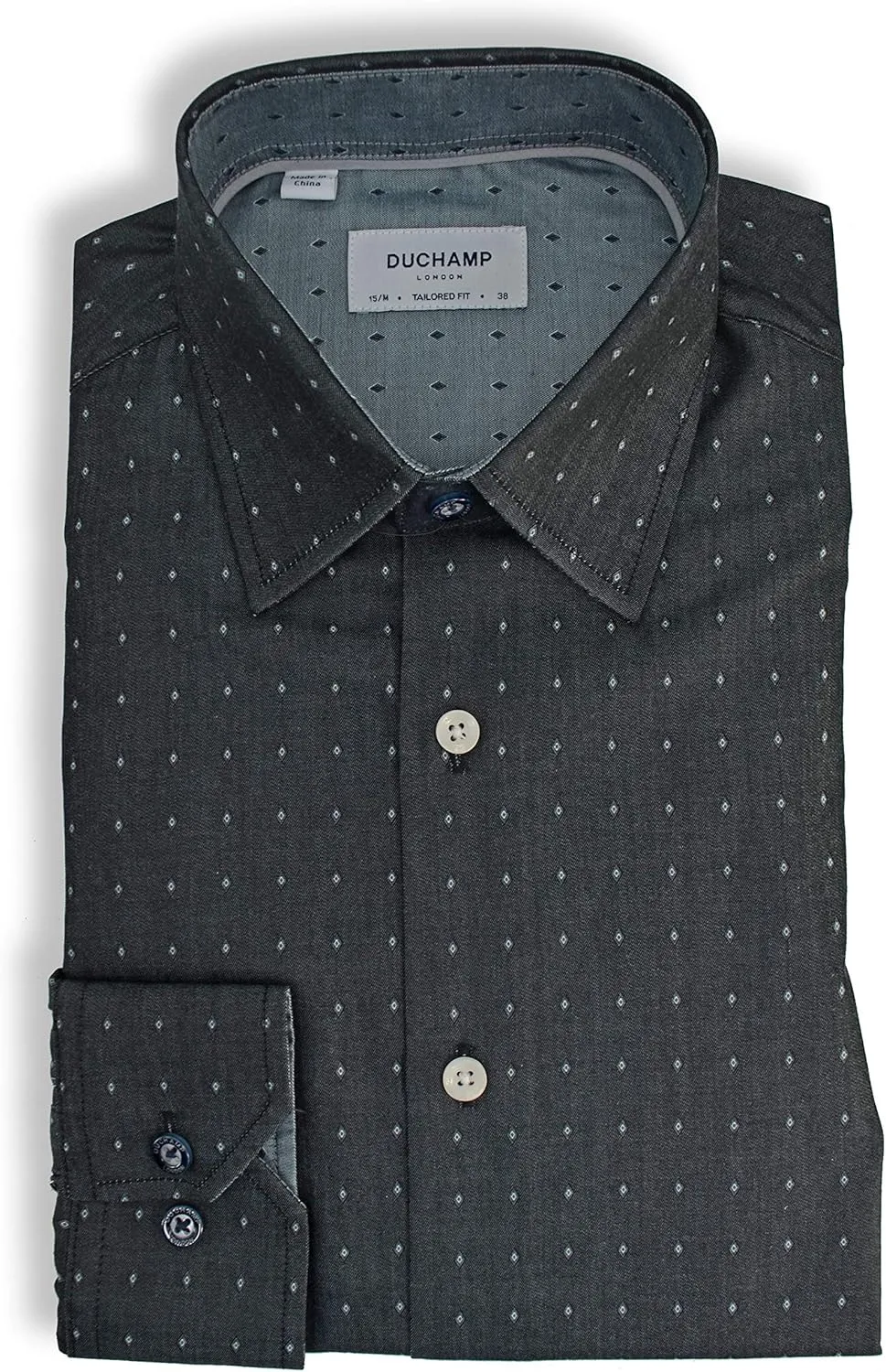 Duchamp London Diamond Printed Shirt