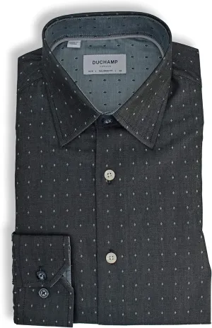Duchamp London Diamond Printed Shirt
