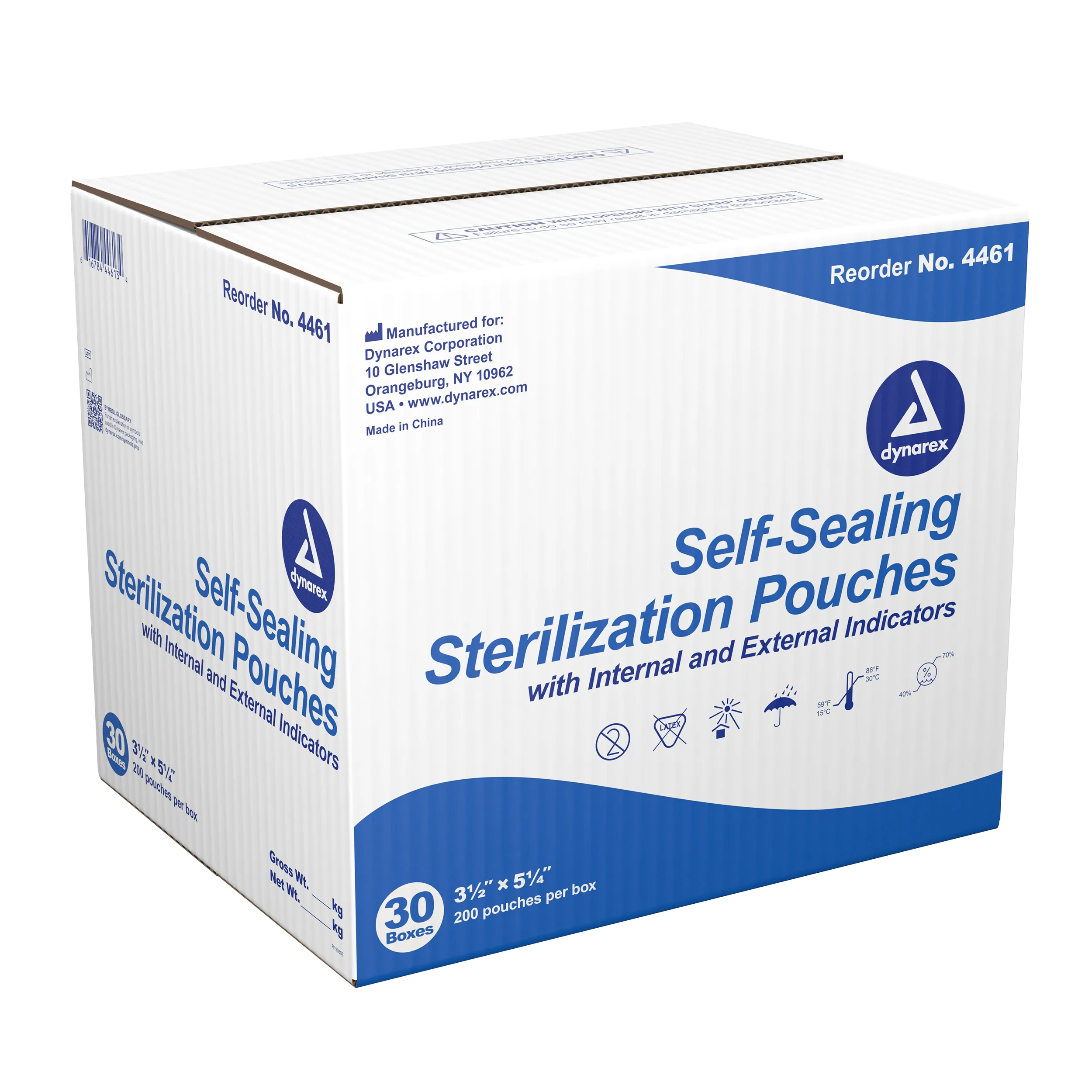 Dynarex - Sterilization Pouches 3.5" x 5.25"