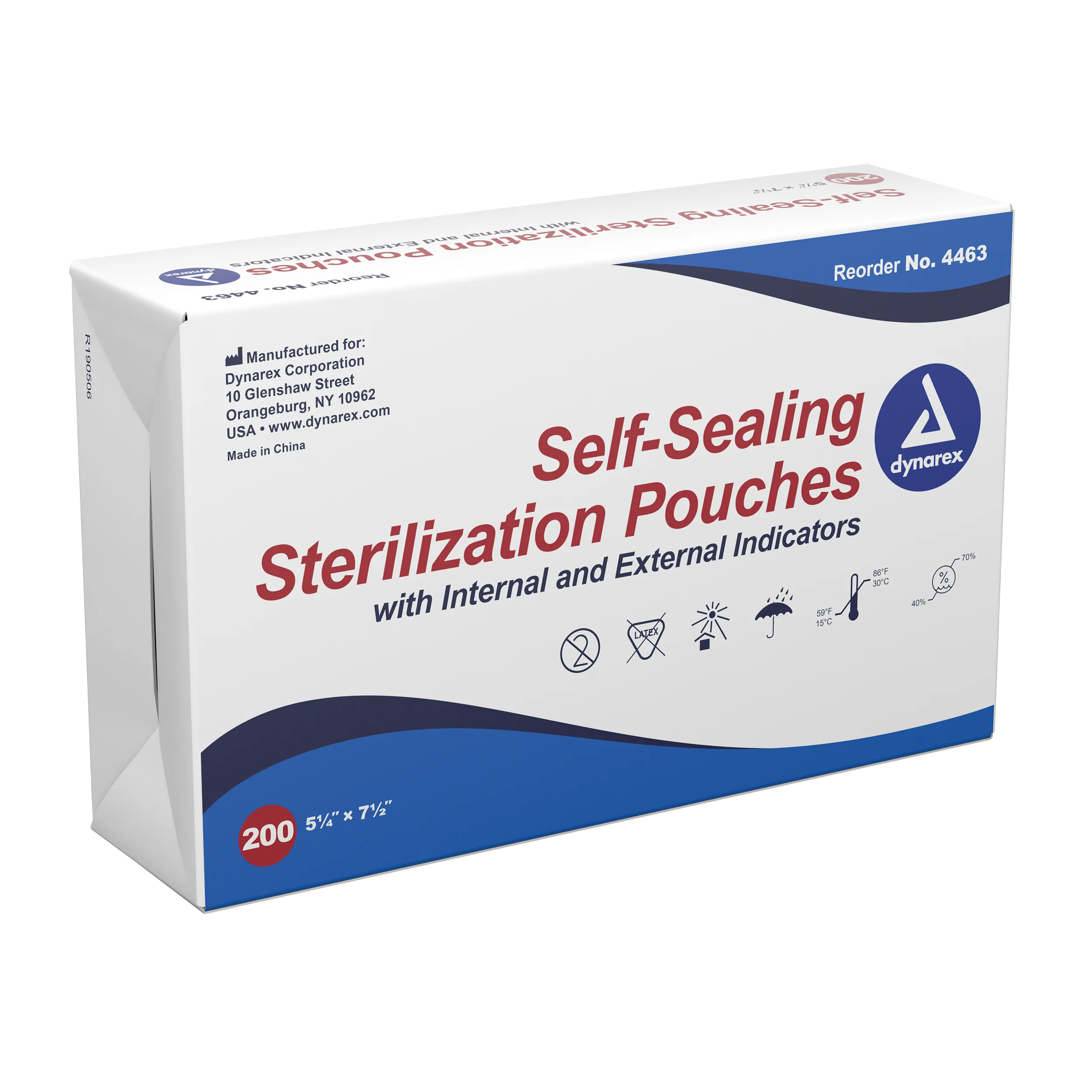 Dynarex - Sterilization Pouches 5.25" x 7.5"