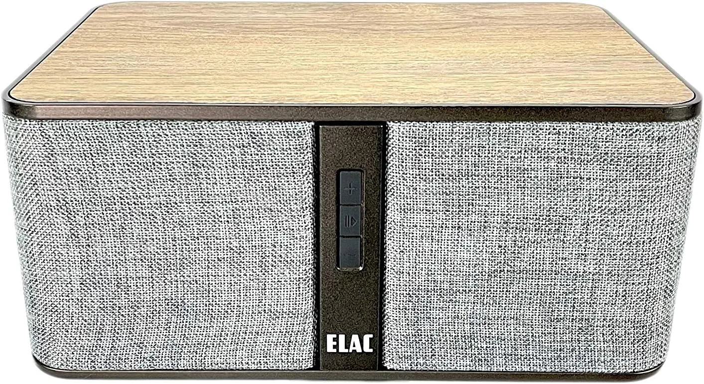 ELAC DS-Z31W-GG Discovery Z3 Wireless Speaker for Streaming Music Grey and Oak