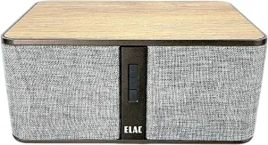 ELAC DS-Z31W-GG Discovery Z3 Wireless Speaker for Streaming Music Grey and Oak