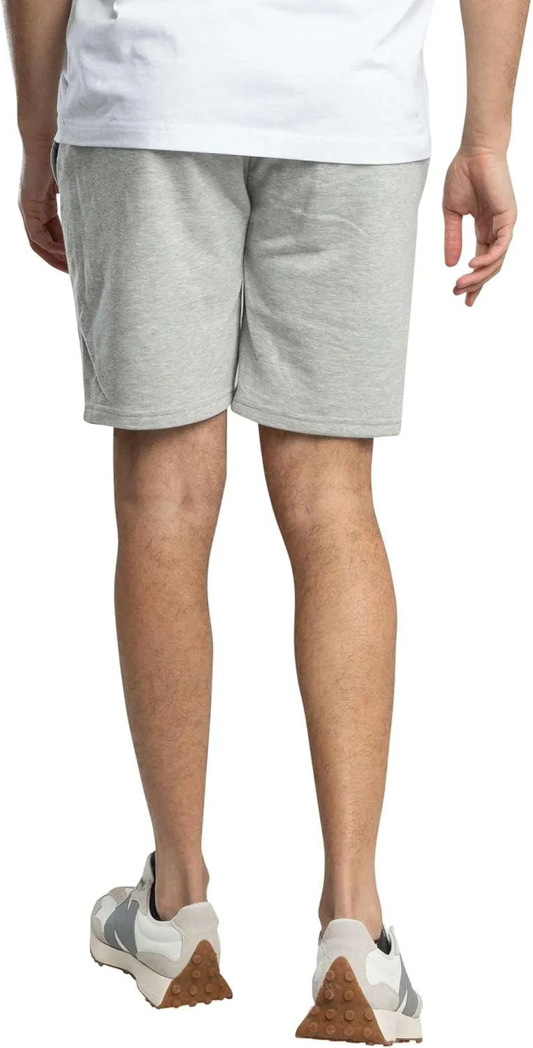 Ellesse Men's Silvan Fleece Sweat Shorts, Grey Marl