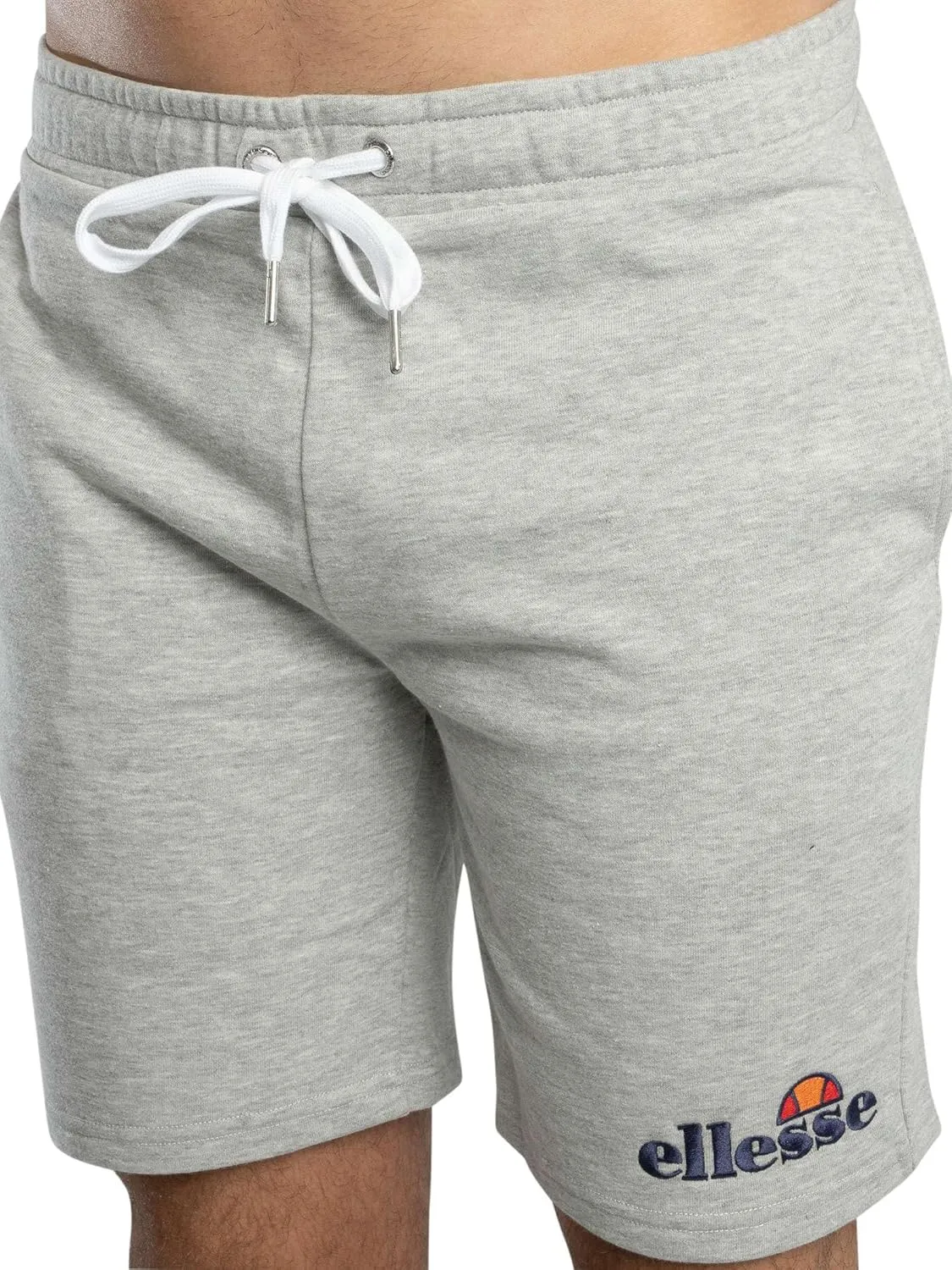 Ellesse Men's Silvan Fleece Sweat Shorts, Grey Marl