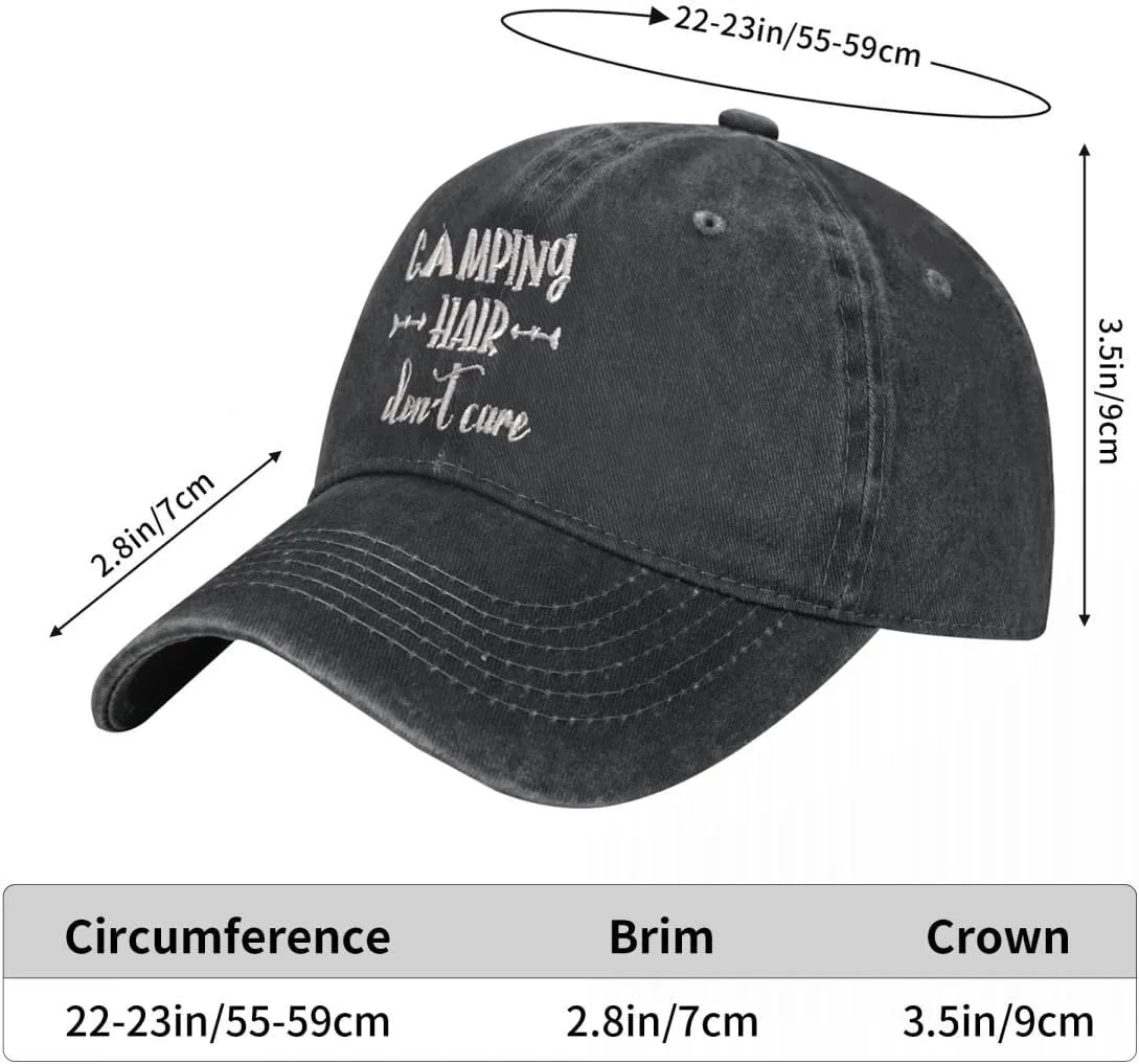 Embroidered Baseball Cap for Men Women - Adjustable Cotton Washed Dad Hat