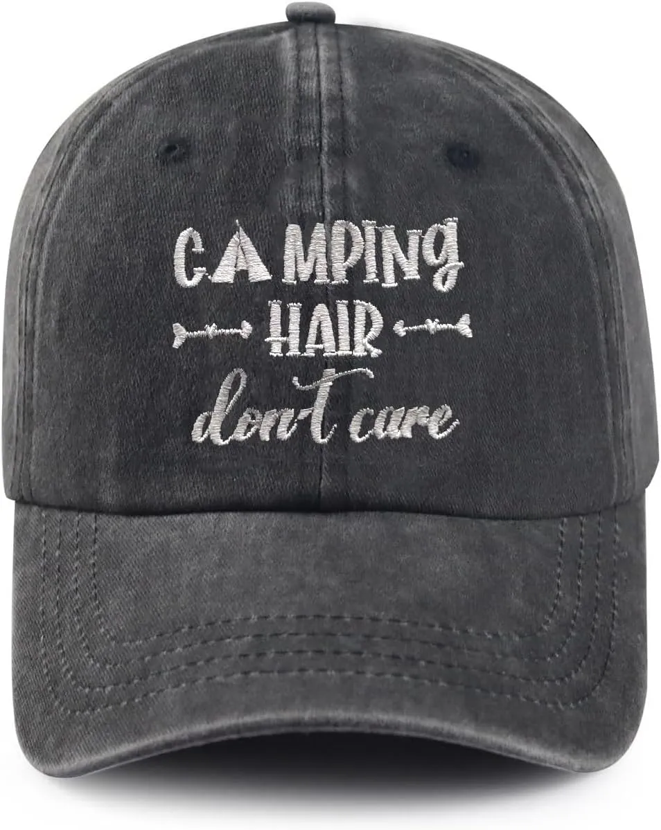 Embroidered Baseball Cap for Men Women - Adjustable Cotton Washed Dad Hat
