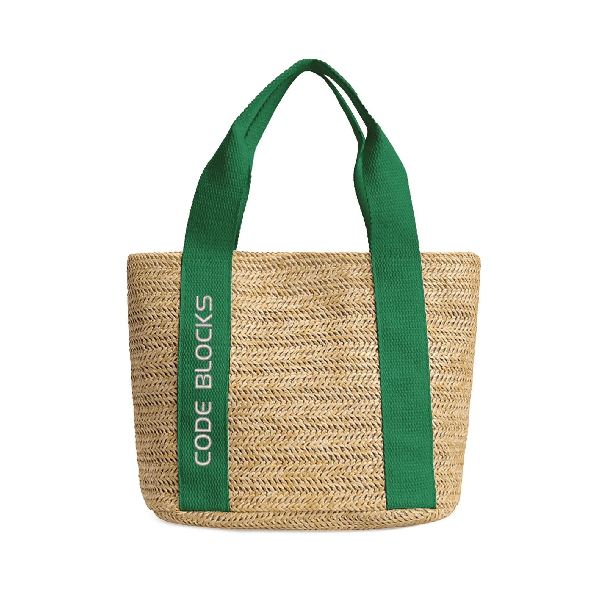 Embroidered Name Logo for Braided Bag Shoulder Bag In Travel and Beach