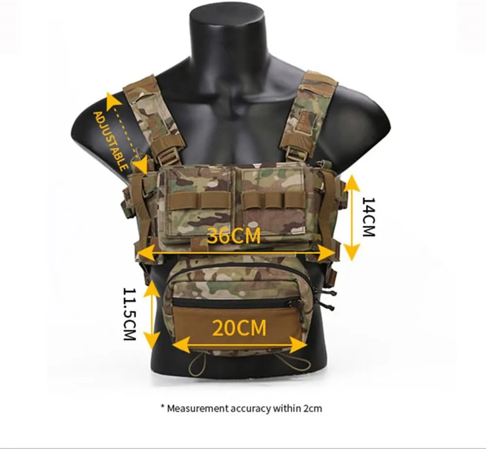 emersongear tac Micro Fight Chissis MK3 Modular Vest for Airsoft Paintball Cosplay