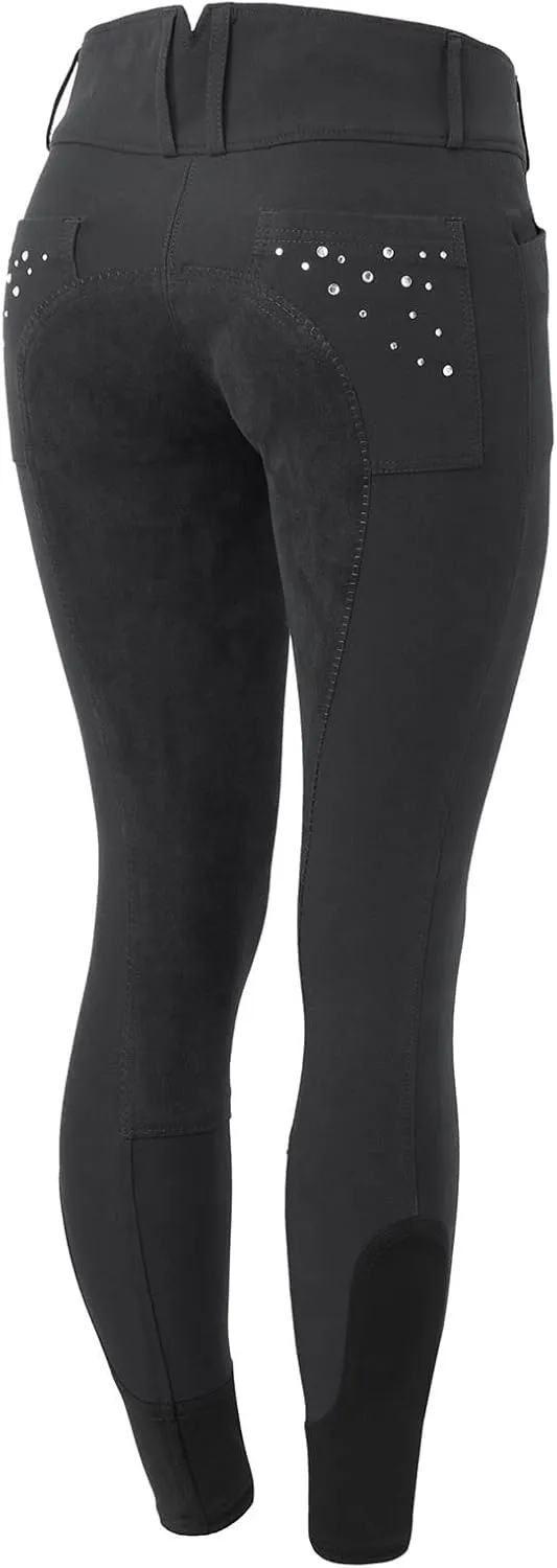 Emma Womens Classic Full Seat Breeches with Crystals